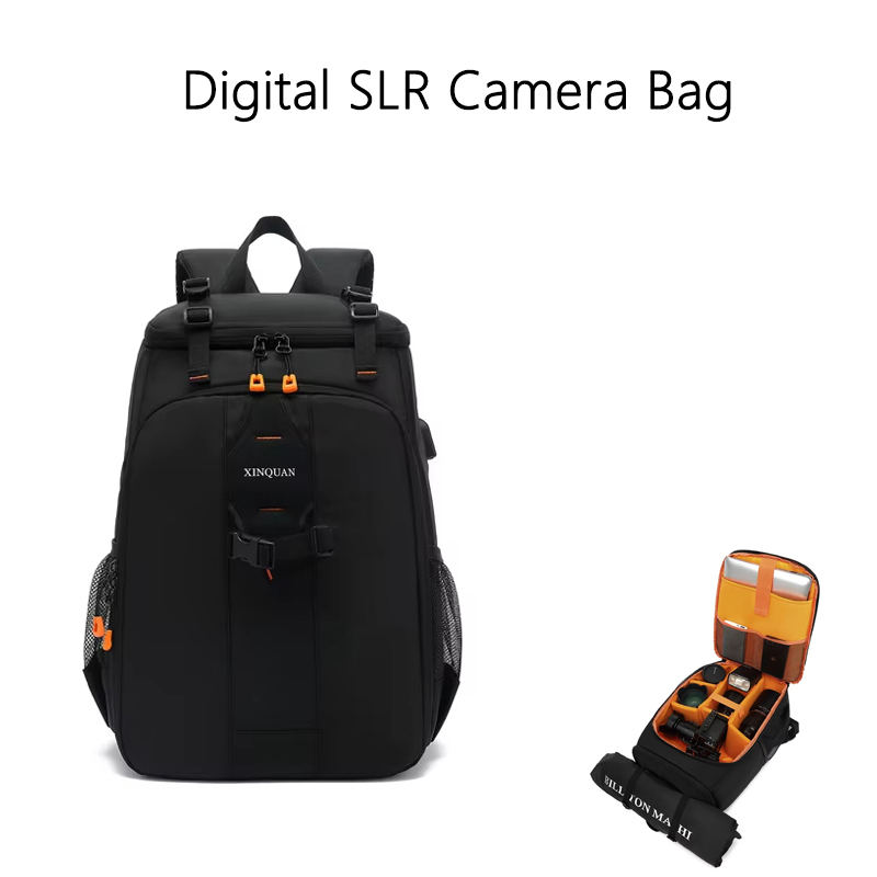 Laptop Accessories Pouch - Waterproof Digital SLR Camera Backpack Big