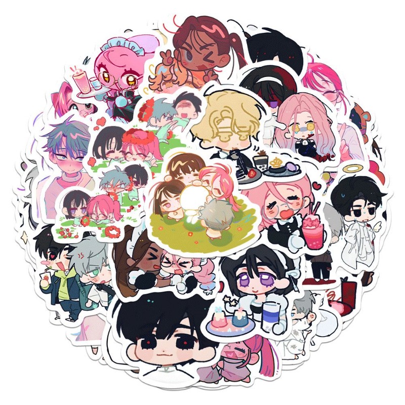 Laptop Accessories Cute - 80Pcs/set Cartoon Anime Alien Stage Cute