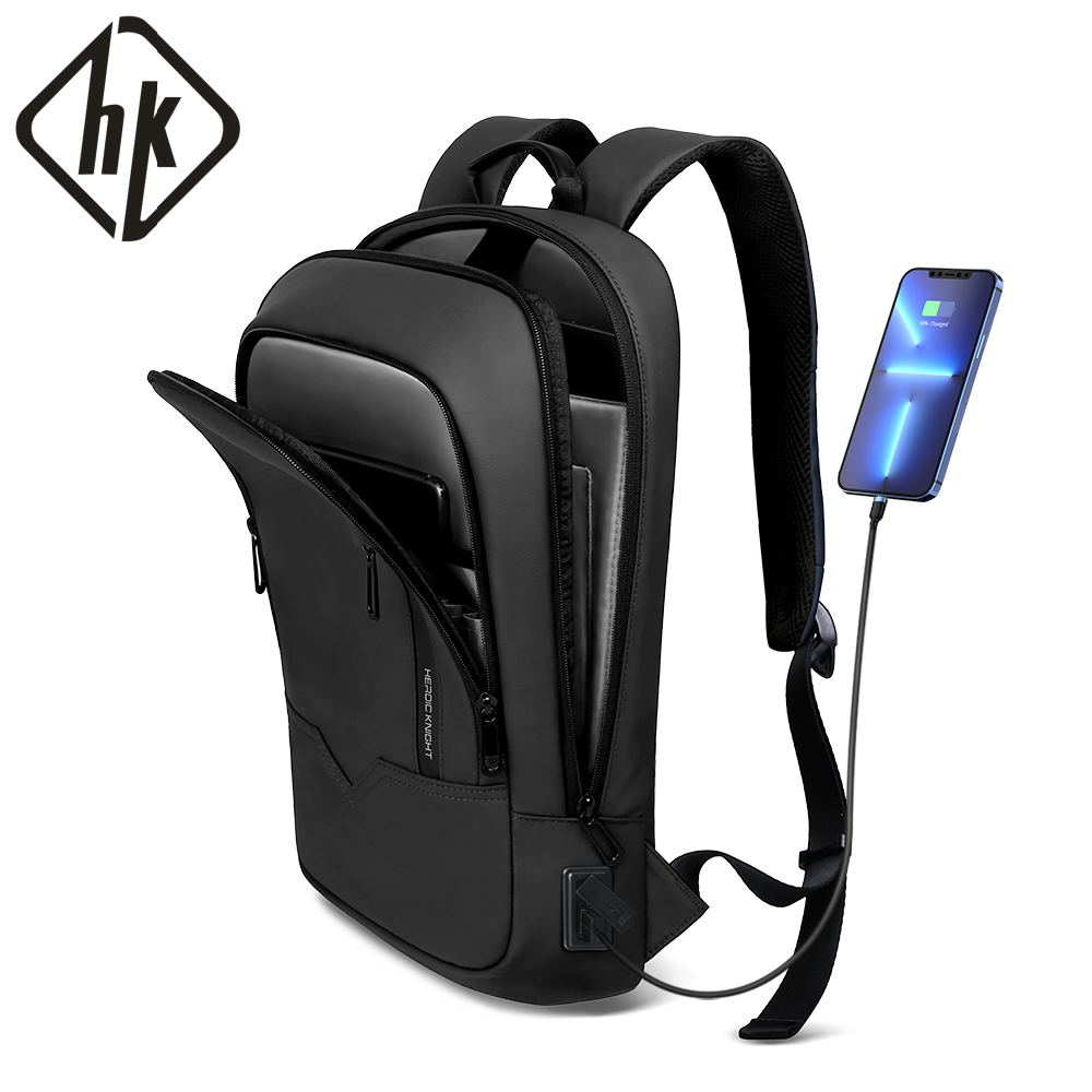 Laptop Bag Waterproof - HK Slim Business Backpack for Men