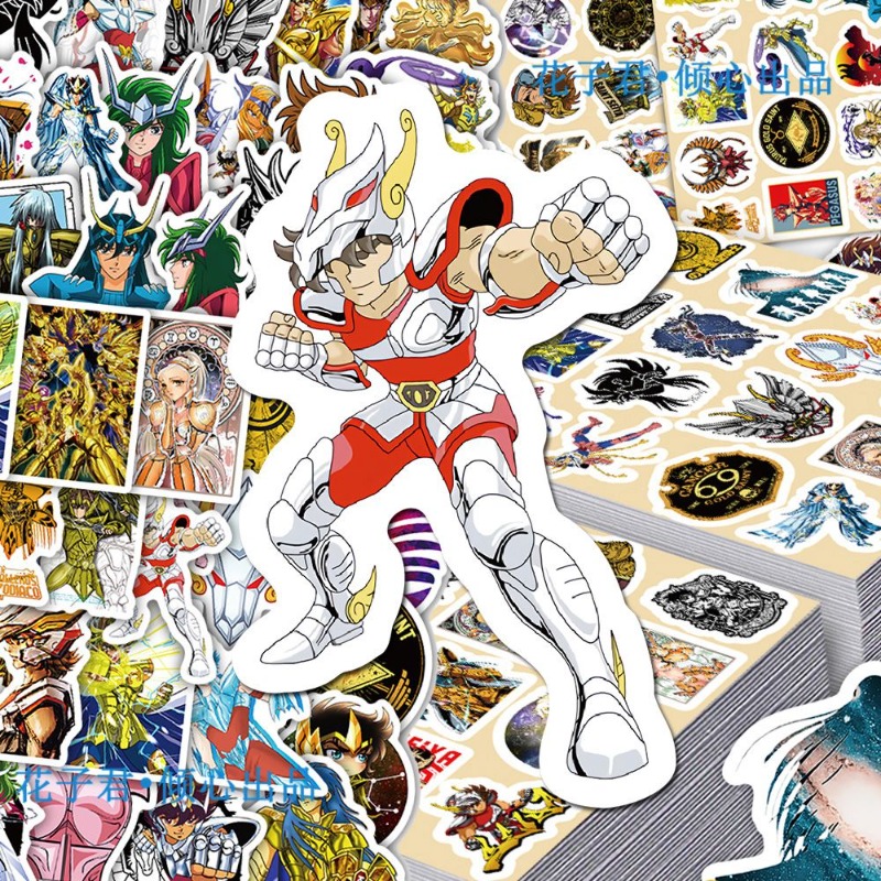 101Pcs Saint Seiya Anime Stick - огляд і ціна Laptop Accessories All