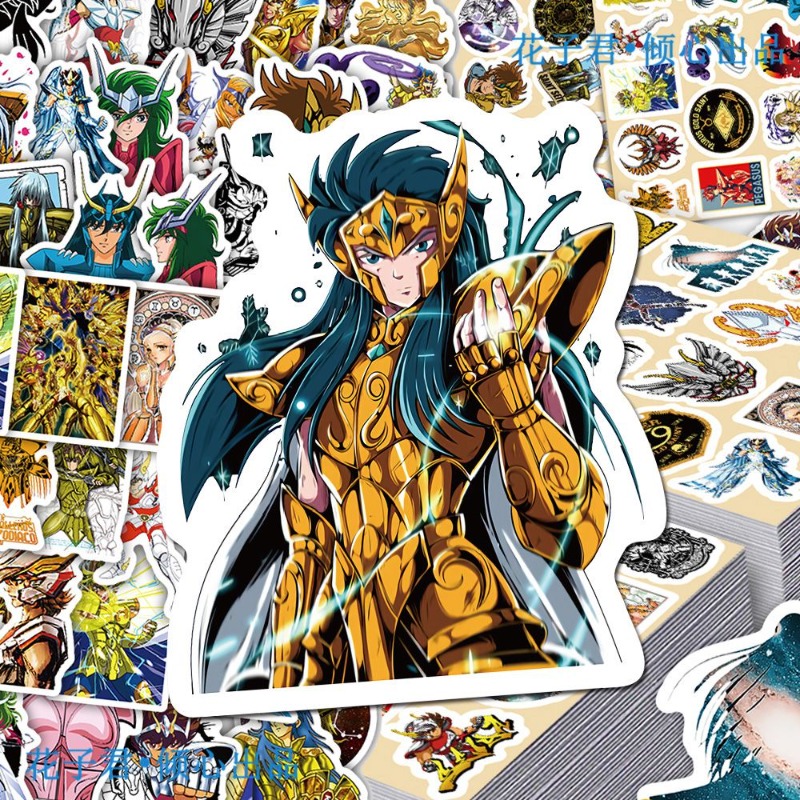101Pcs Saint Seiya Anime Stick - огляд і ціна Laptop Accessories All
