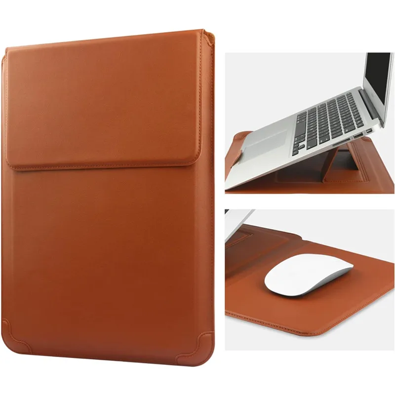 Portable Leather Laptop Sleeve - огляд і ціна Laptop Accessories Pouch