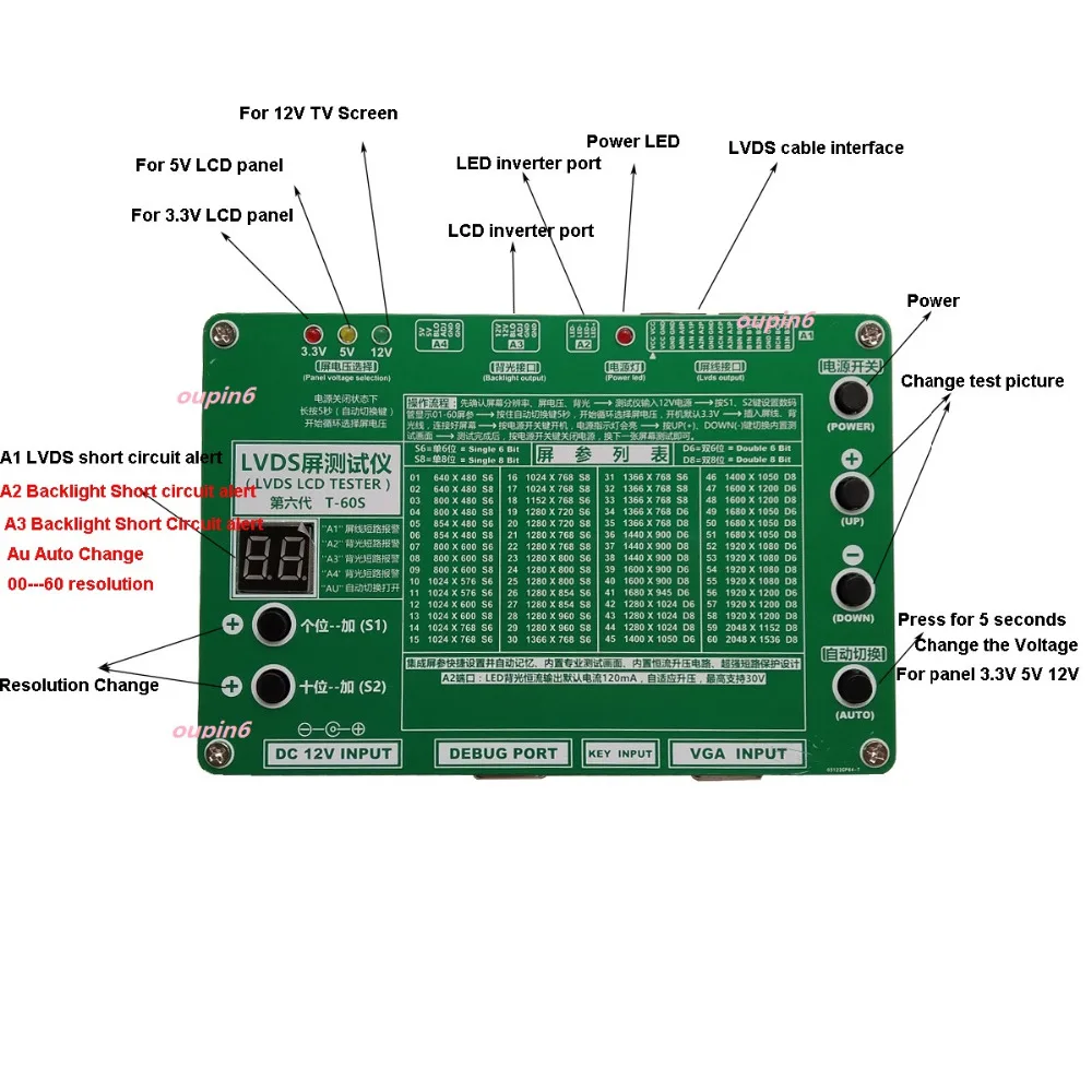 Laptop Computer TV LCD LED Tes - огляд і ціна Laptop Repair Accessories