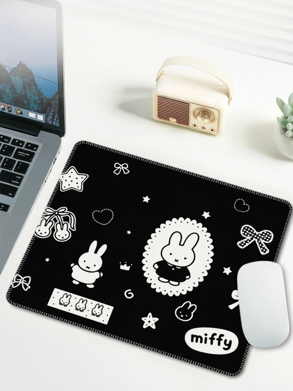 Cartoon Miffy Mouse Pad Small  - огляд і ціна Laptop Accessories Cute