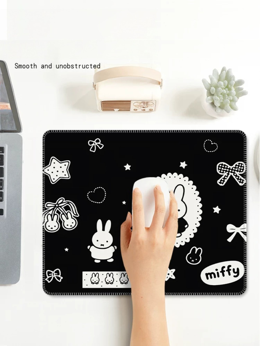 Cartoon Miffy Mouse Pad Small  - огляд і ціна Laptop Accessories Cute