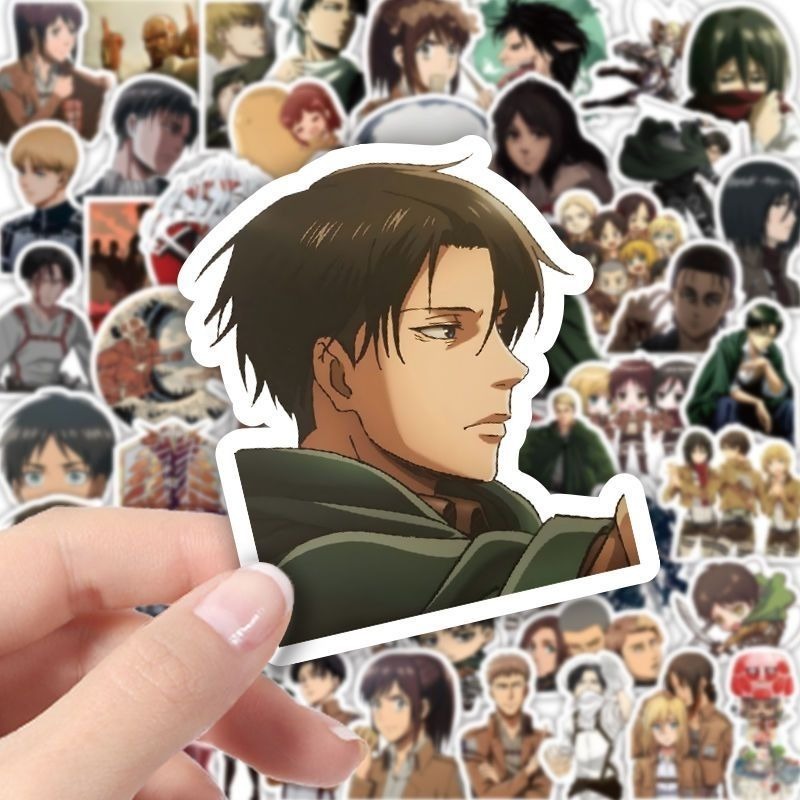 60Pcs Attack on Titan Anime St - огляд і ціна Laptop Accessories Cute