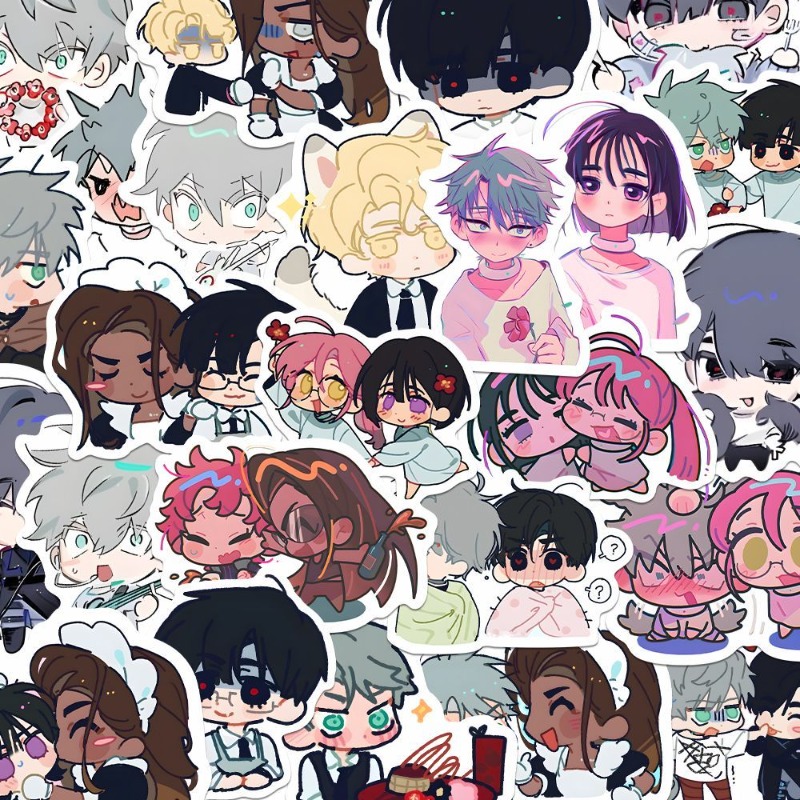 80Pcs/set Cartoon Anime Alien  - огляд і ціна Laptop Accessories Cute