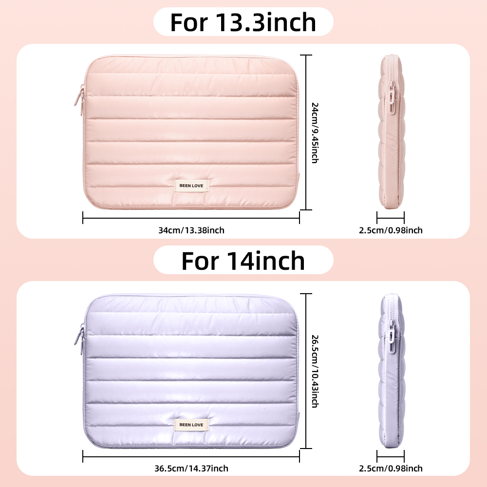 13/14 Inch Puffy Laptop Sleeve - огляд і ціна Laptop Accessories Pouch