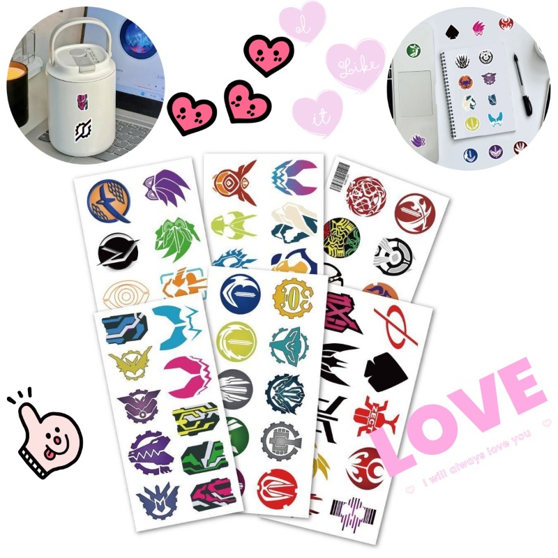 60 Sheets Kamen Rider Logo Sti - огляд і ціна Laptop Accessories All