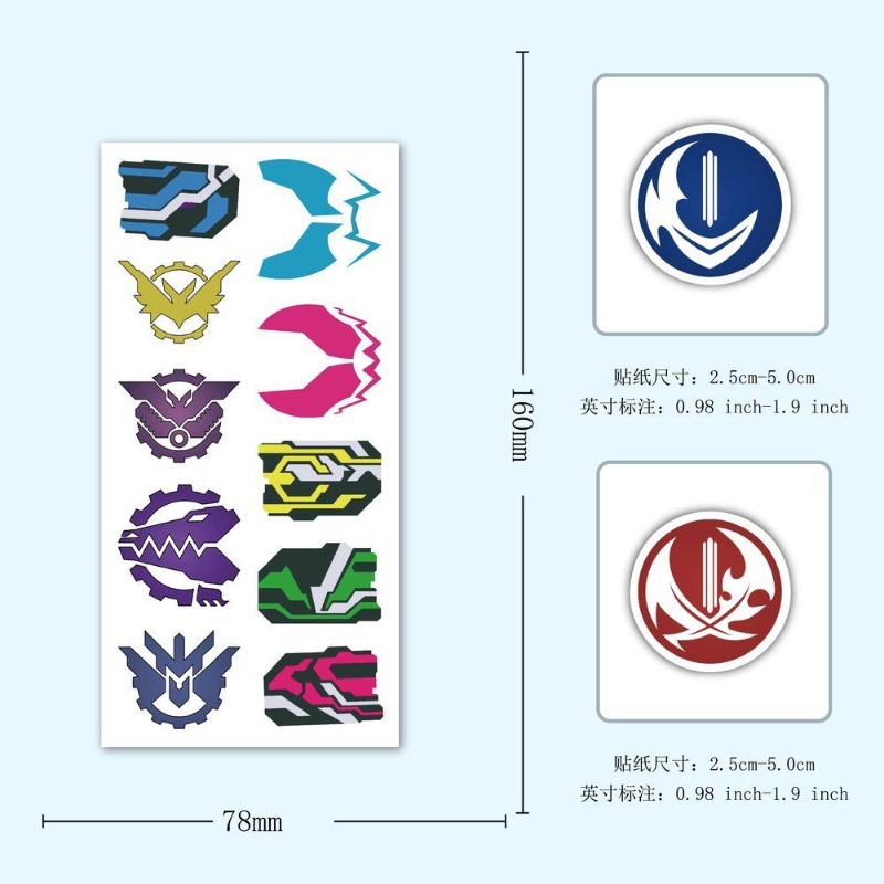 60 Sheets Kamen Rider Logo Sti - огляд і ціна Laptop Accessories All
