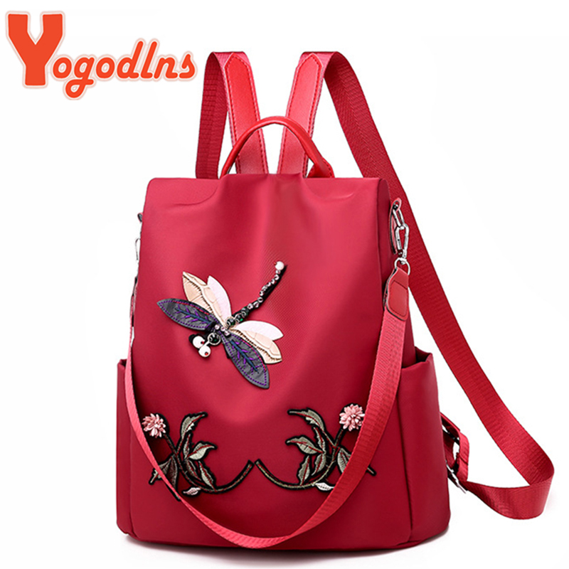 Yogodlns Fashion Embroidery Ba - огляд і ціна Laptop Bag Waterproof