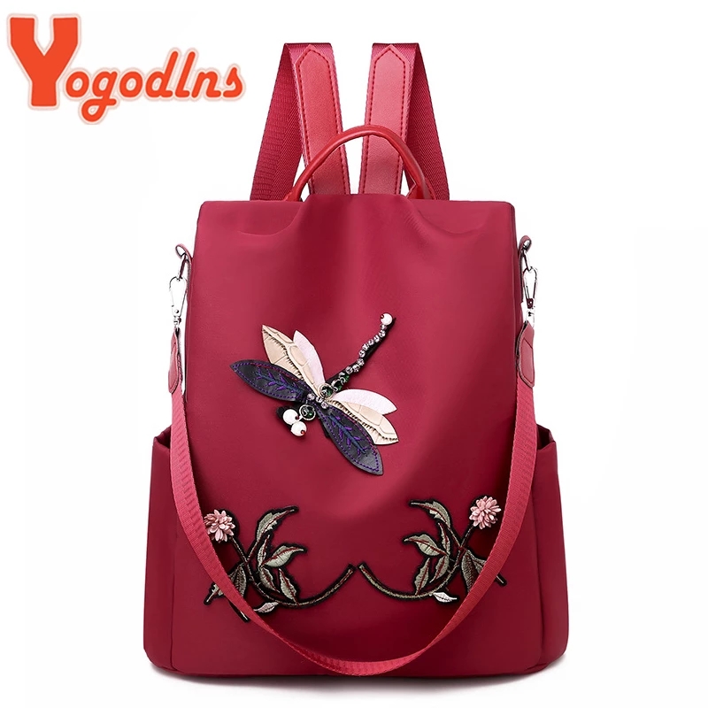 Yogodlns Fashion Embroidery Ba - огляд і ціна Laptop Bag Waterproof