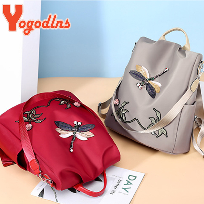 Yogodlns Fashion Embroidery Ba - огляд і ціна Laptop Bag Waterproof